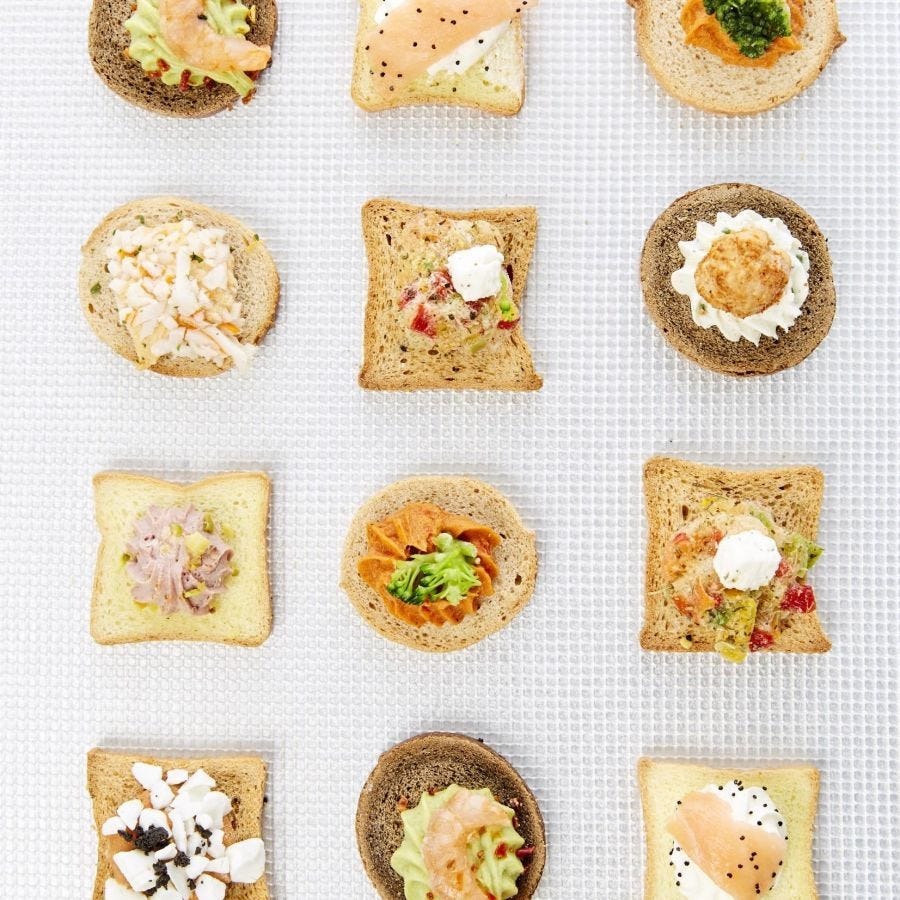 Assortiment de 48 canapés Constance