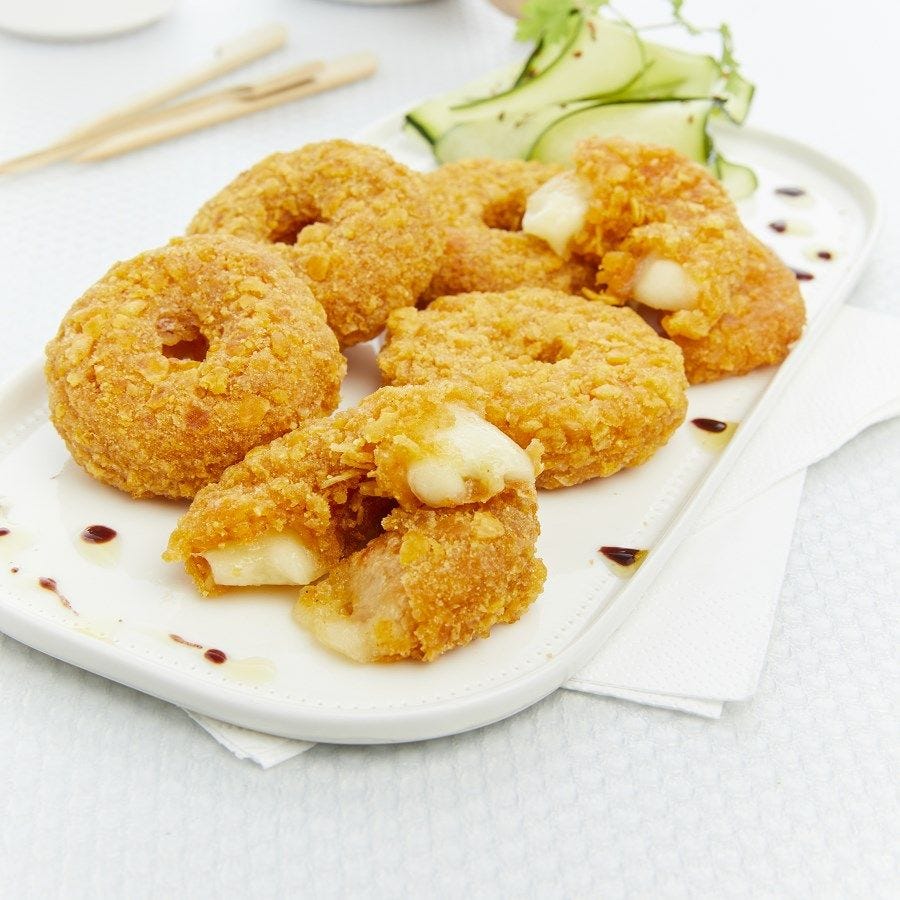 Smoky cheese donut