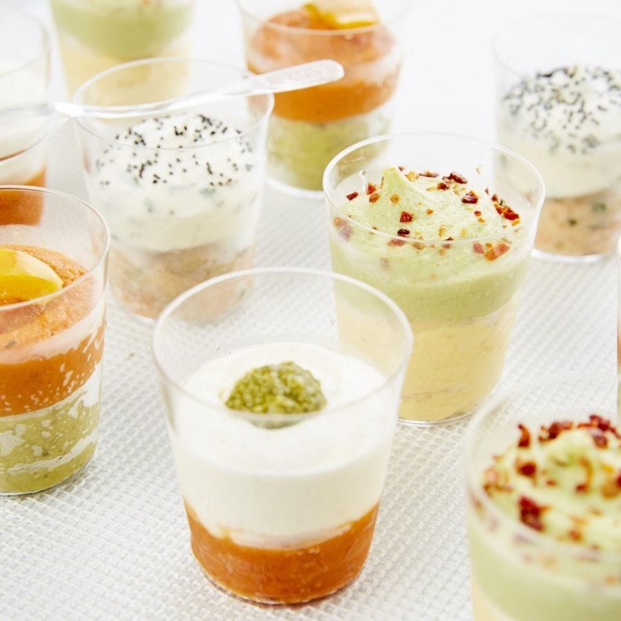 Assortiment de 24 verrines Découverte