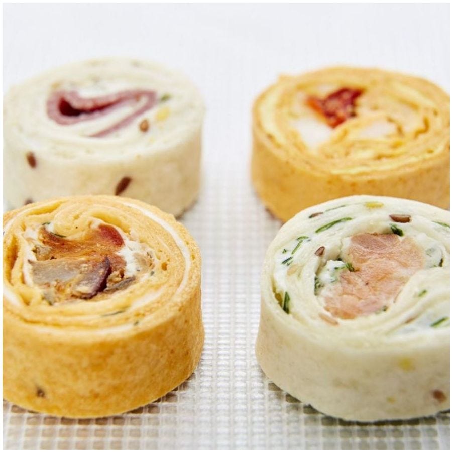 Assortiment de 48 mini wraps