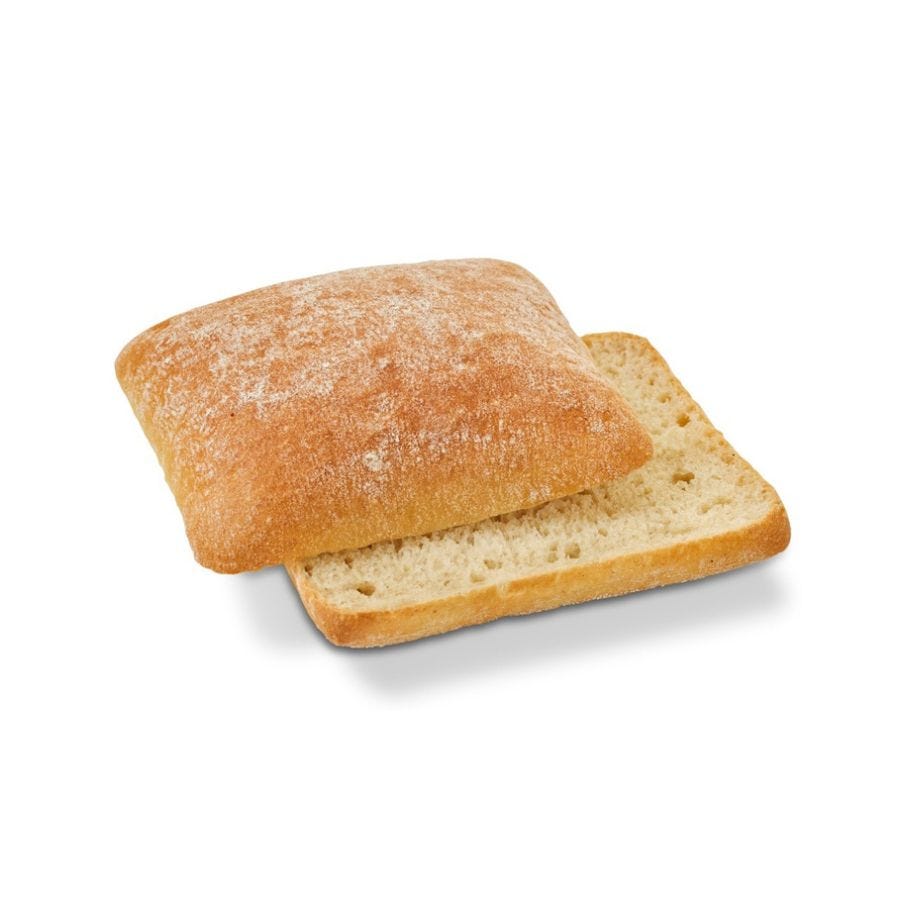 Pain burger rectangle prétranché