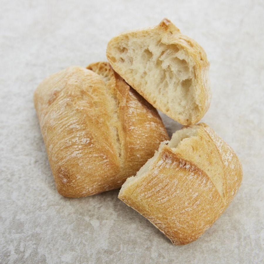 Petit pain carré farine Label Rouge