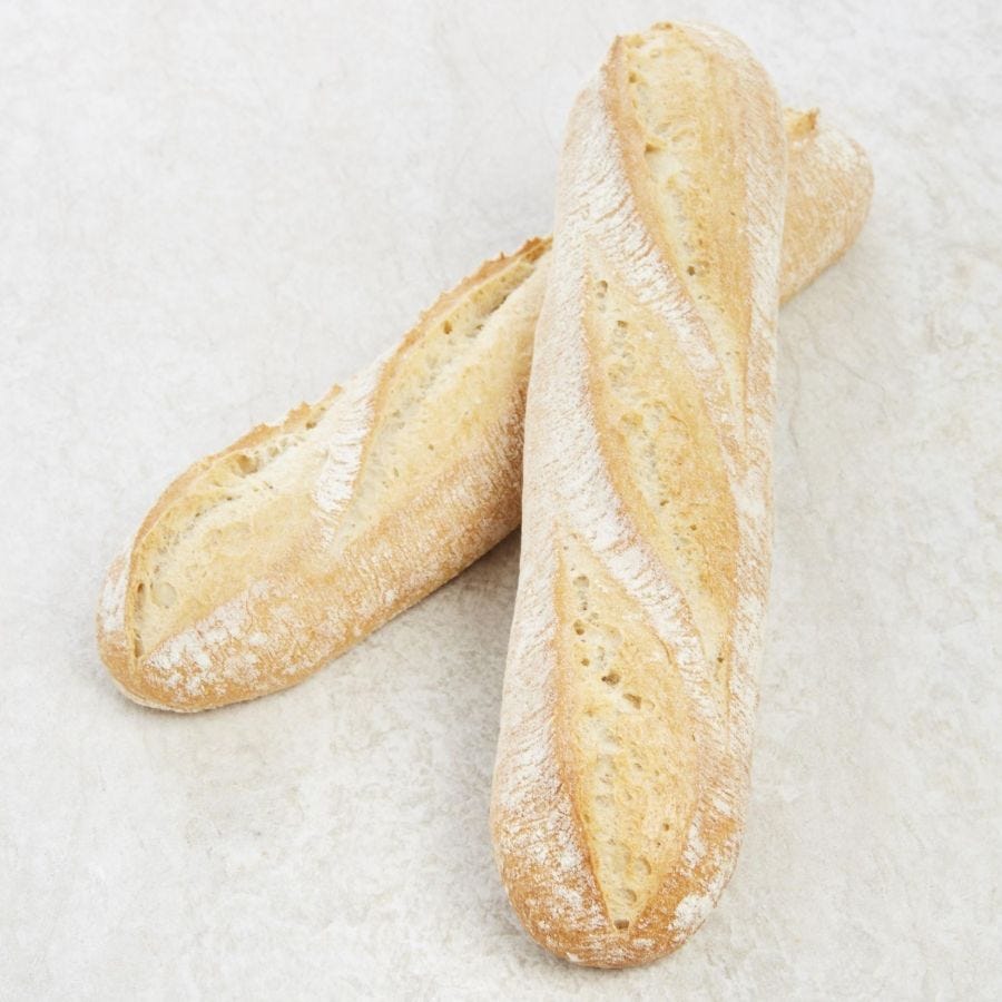 Demi-baguette farine Label Rouge