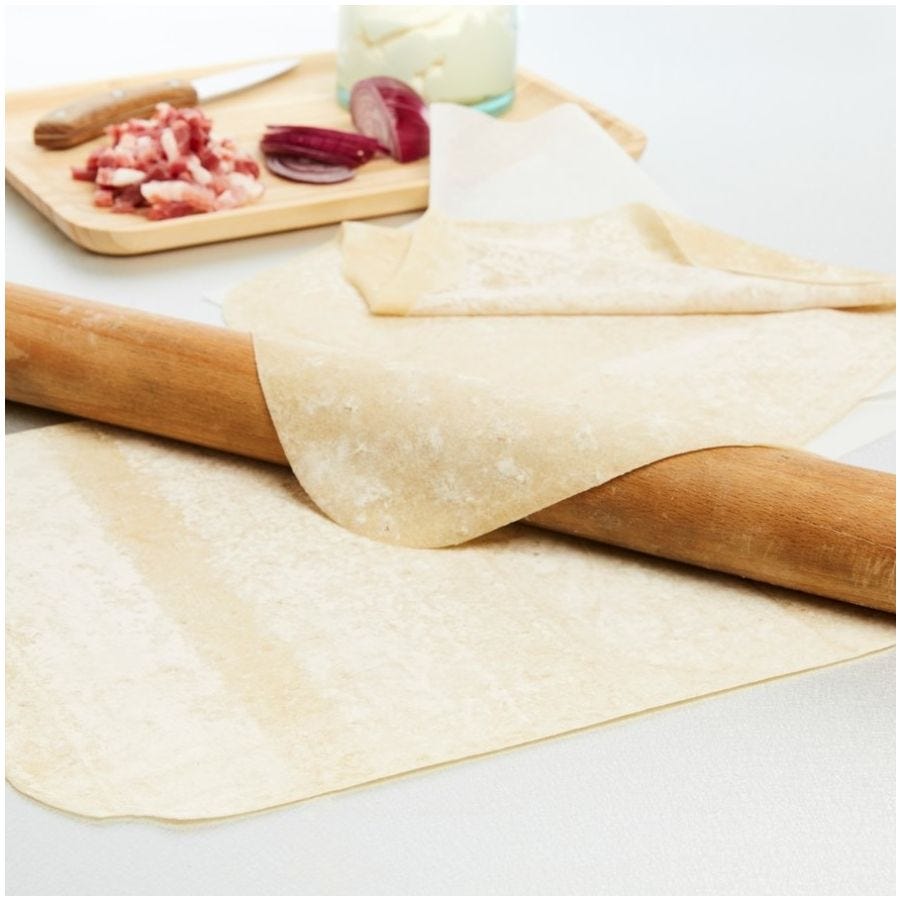Fond de tarte flambée ovale 30 x 37 cm