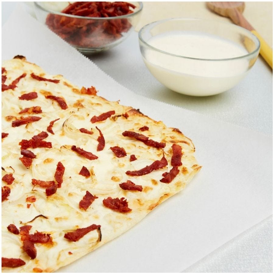 Fond de tarte flambée rectangulaire 27 x 34 cm