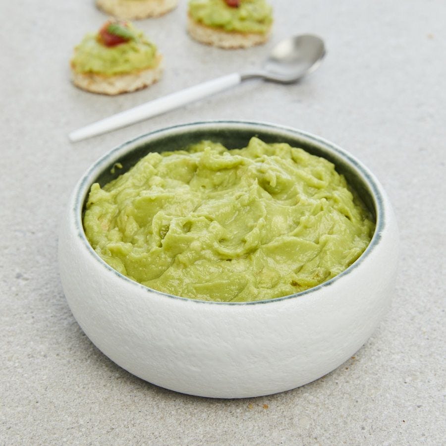 Guacamole épicé en poche