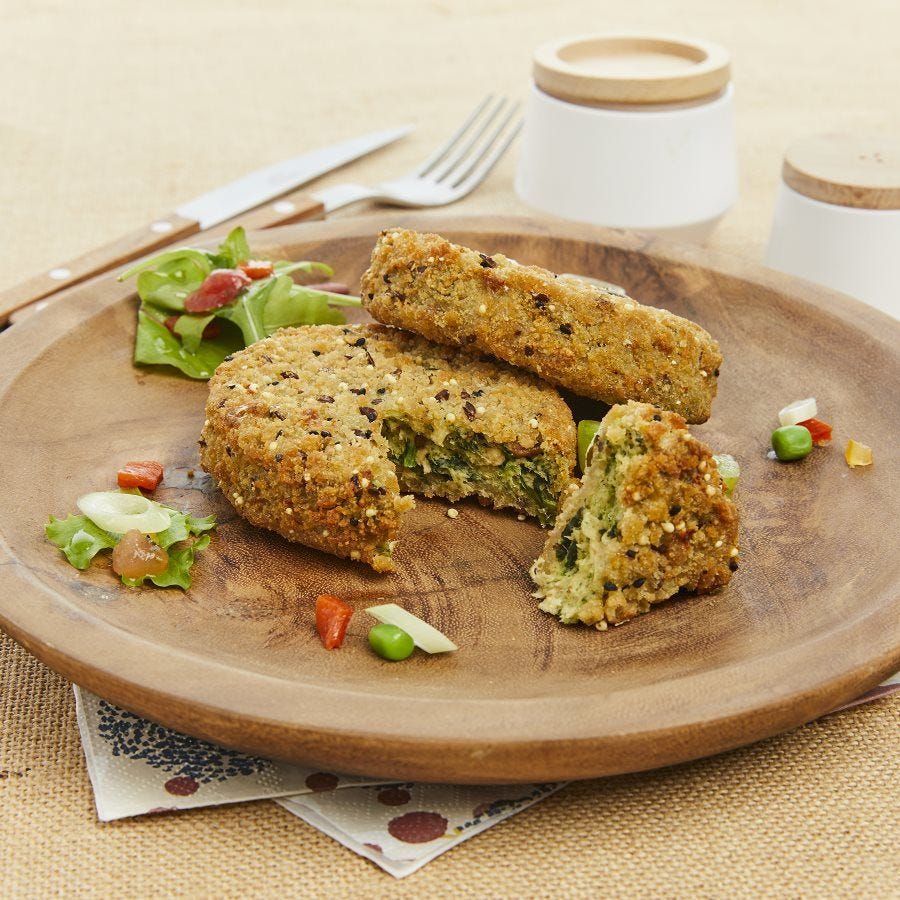 Pané blé fromage et épinard IQF