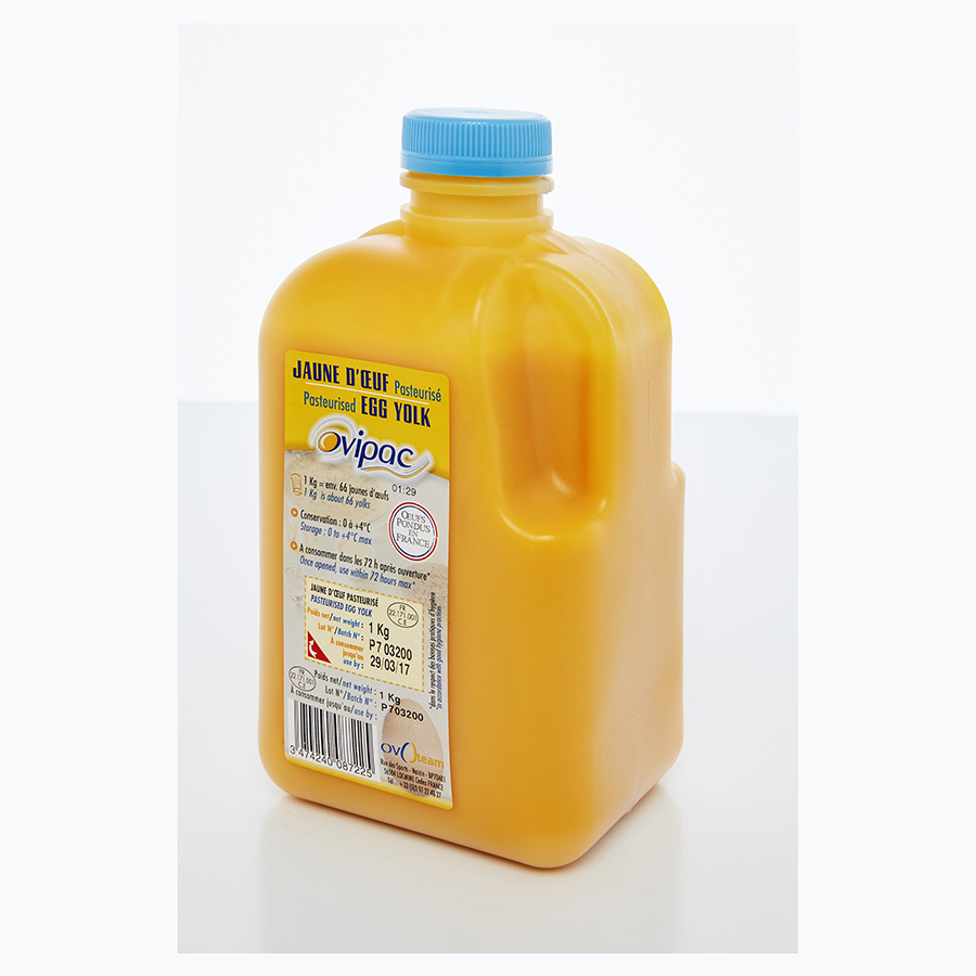 Jaune d'œuf liquide pasteurisé sucré
