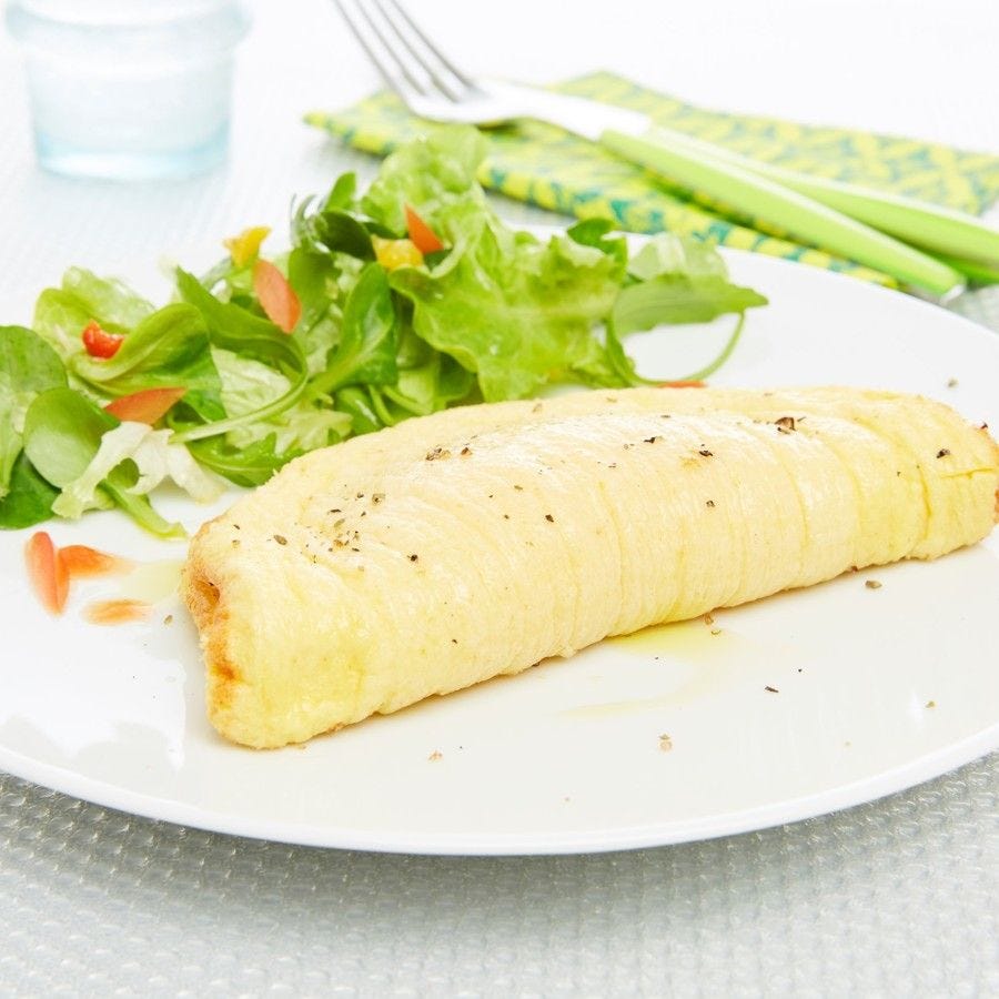 Omelette demi-lune nature