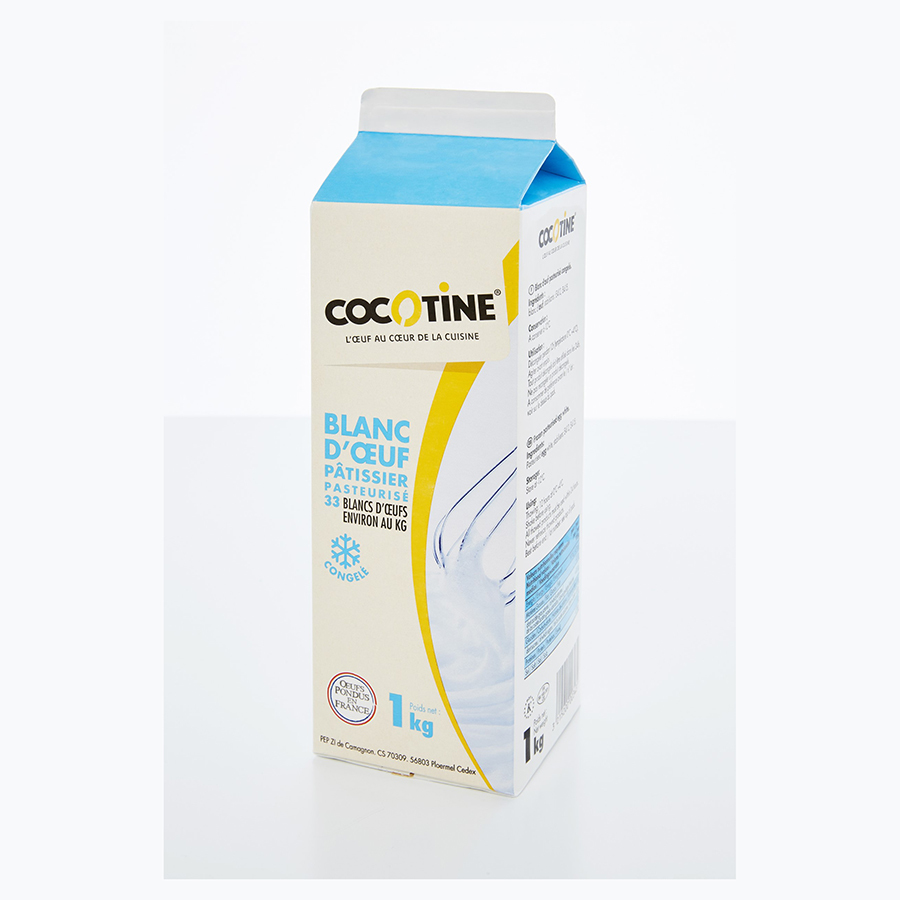 Blanc d'oeufs liquide pasteurisé, Cocotine (1 Kg)