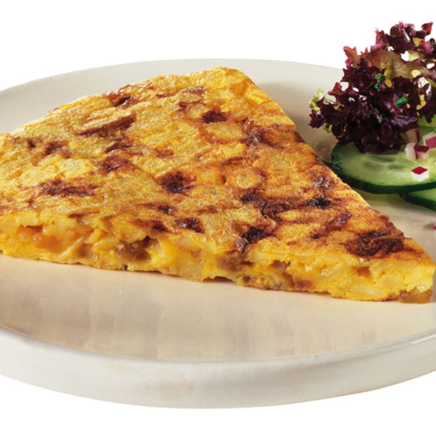 Tortilla de pomme de terre et oignon