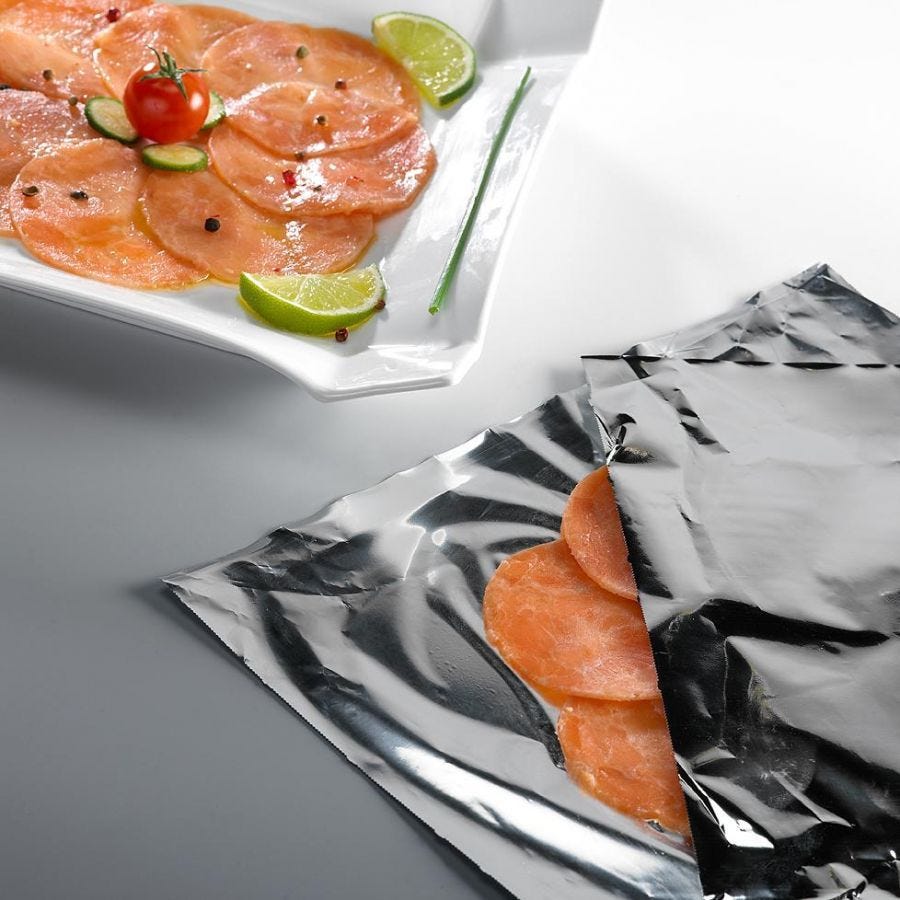 Préparation de saumon pour carpaccio