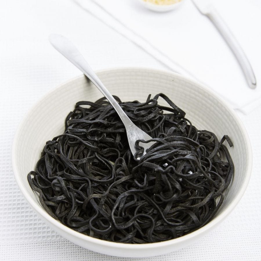 Tagliolini à l'encre de seiche