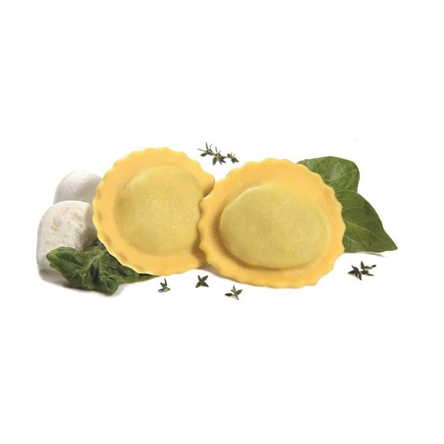 Stelle farcie aux épinards et à la mozzarella di bufala