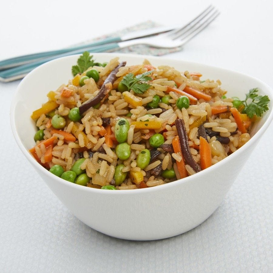 Riz sauté aux légumes