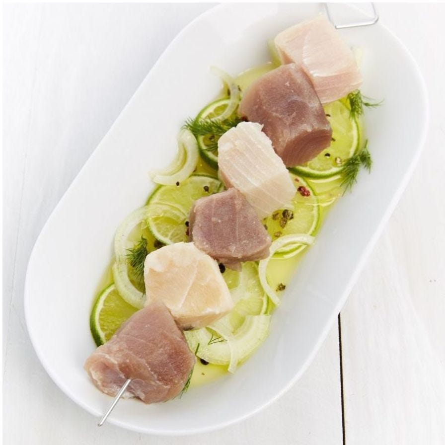 Brochette de thon et d'espadon IQF