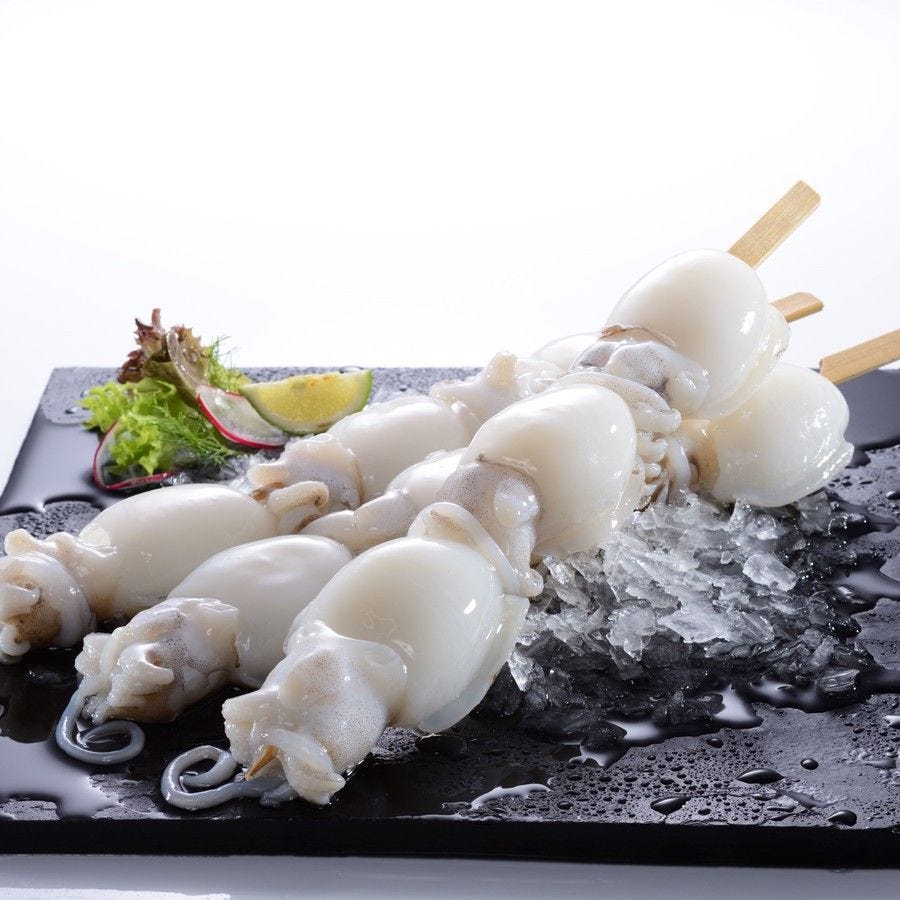 Brochette de seiche pic bambou IQF