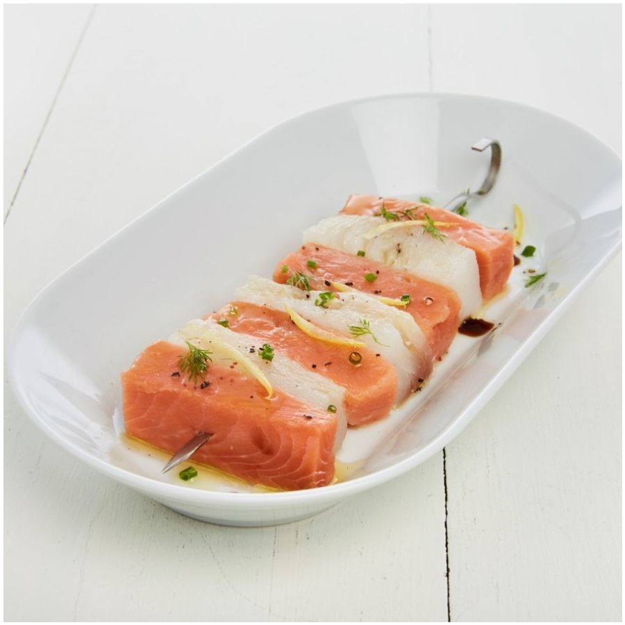 Brochette saumon cabillaud MSC IQF