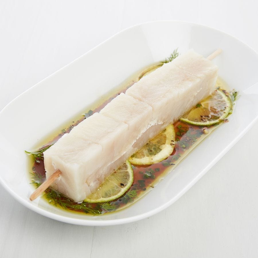 Brochette de poisson blanc nature MSC IQF