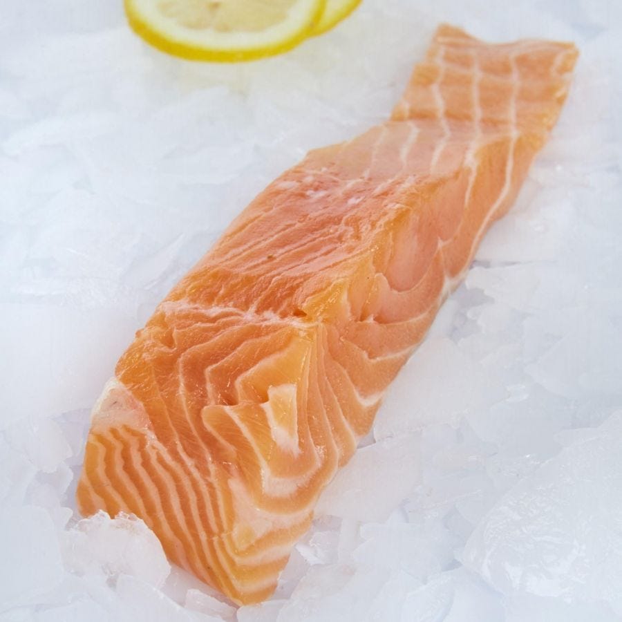 Pavé de saumon Atlantique sans peau IQF