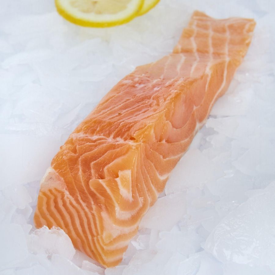 Pavé de saumon Atlantique sans peau IQF