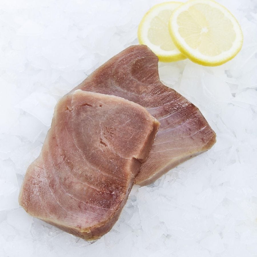 Steak de thon albacore sans peau IQF