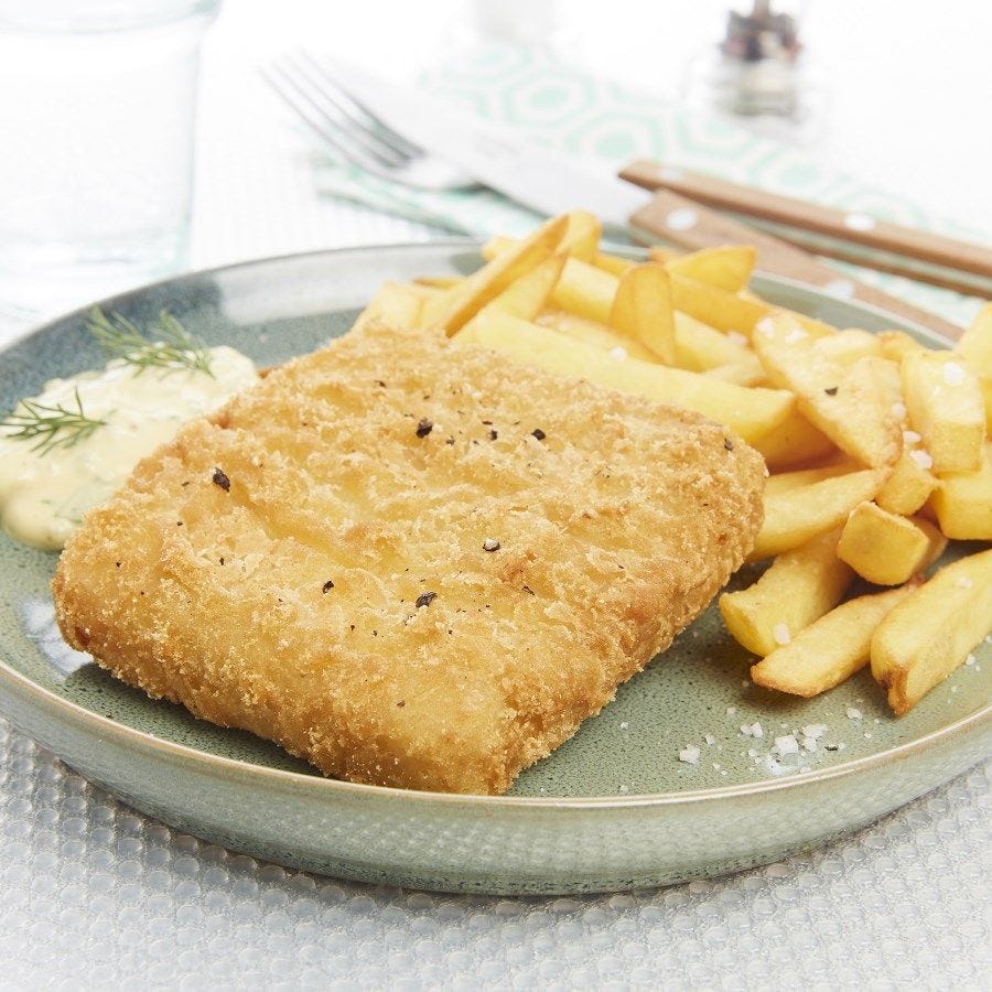 Tranche de colin d'Alaska façon fish & chips MSC