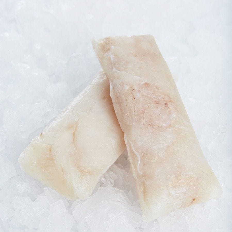 Cœur de filet de merlu blanc du Cap sans peau MSC IQF