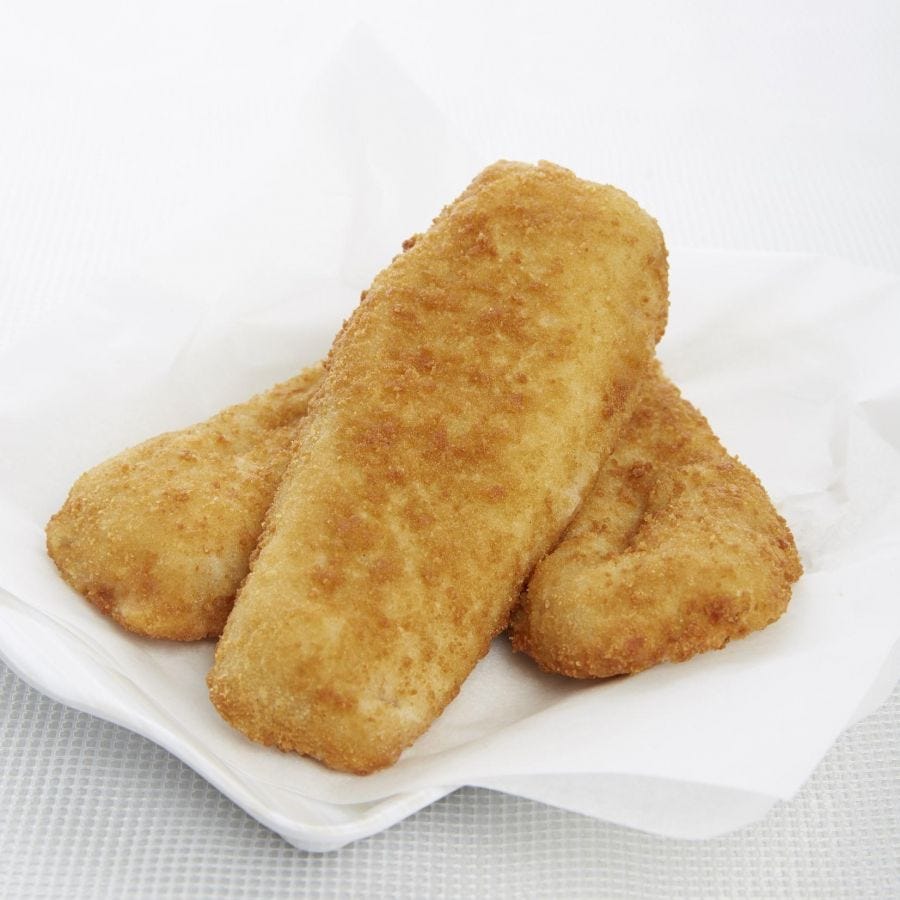 Beaufilet de colin d'Alaska pané