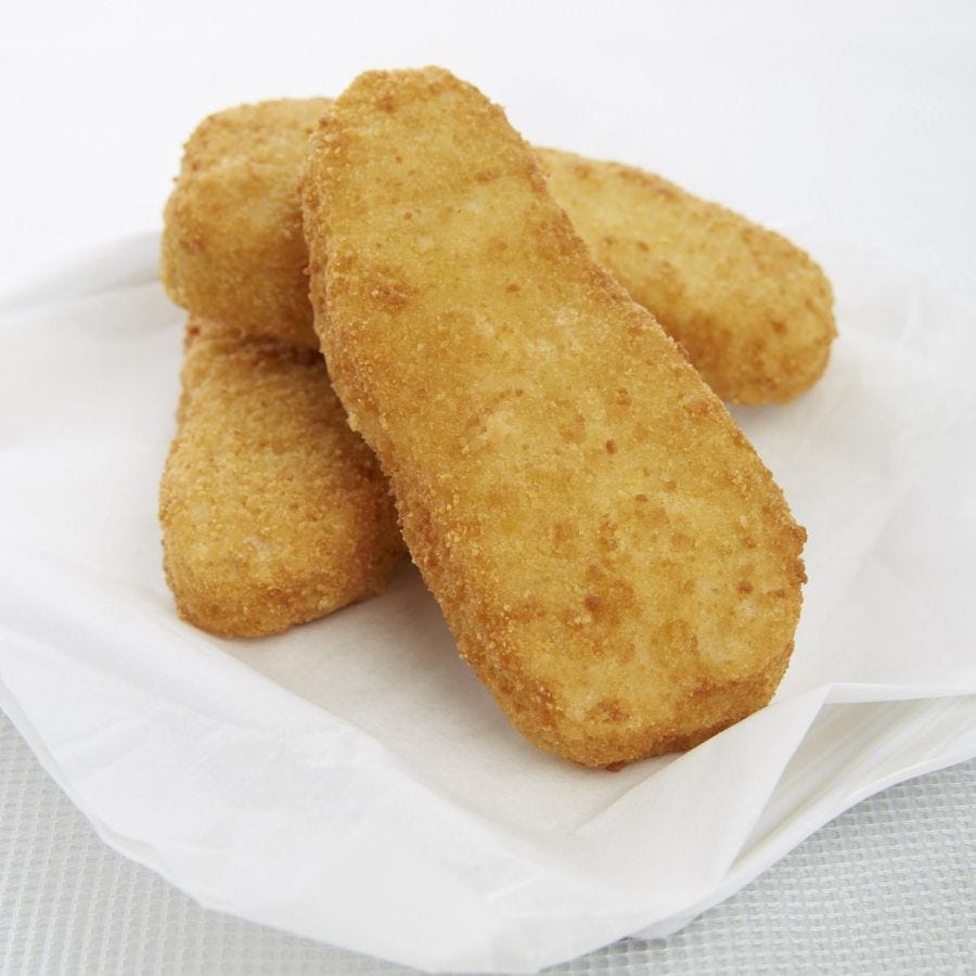 Poisson blanc pané