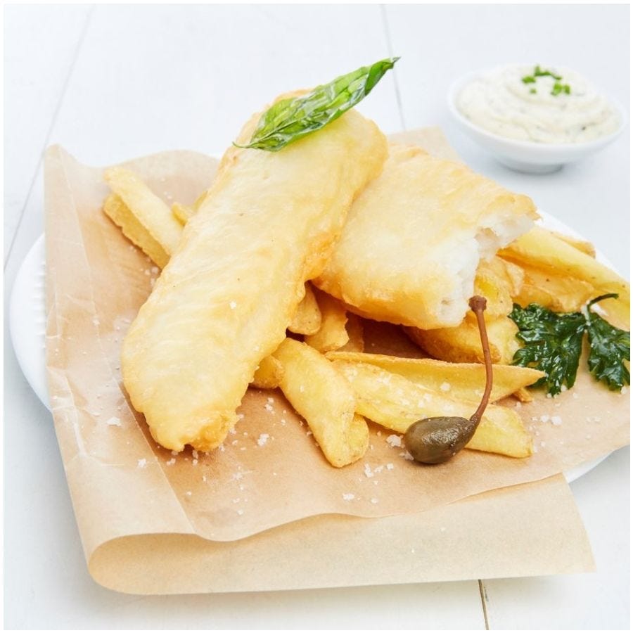 Fish & chips de cabillaud MSC