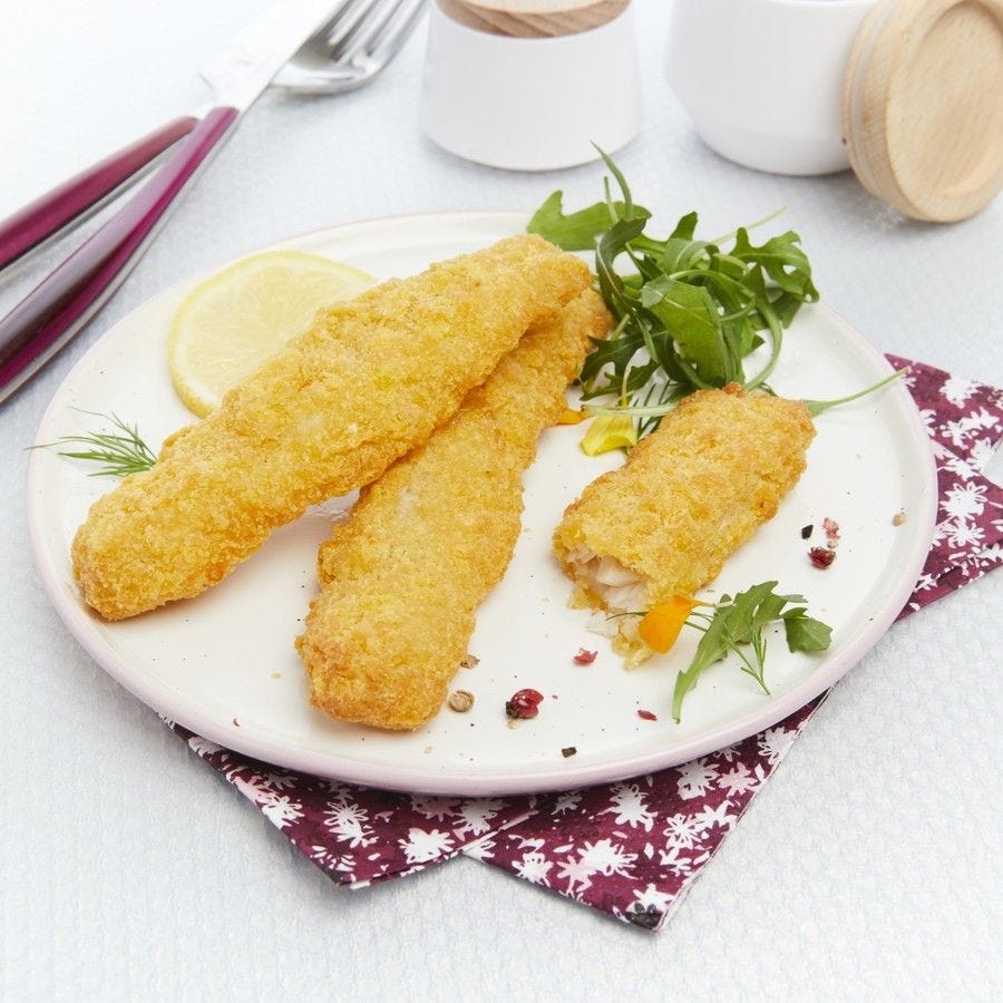Tender de colin d'Alaska cornflakes IQF