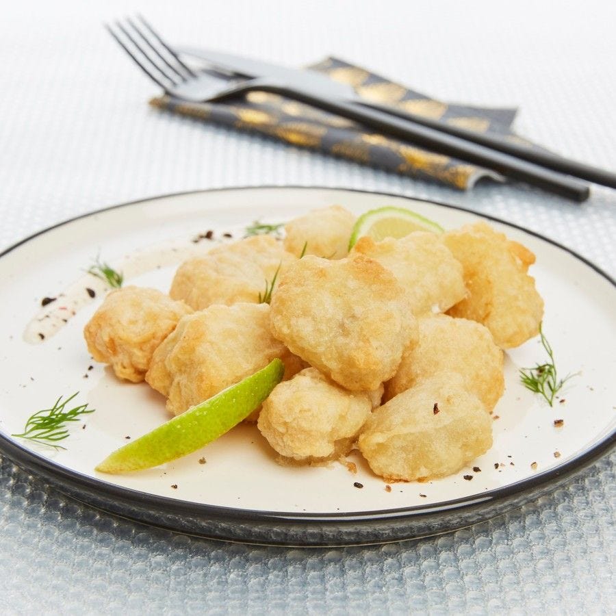 Chunk de fish & chips de colin d'Alaska IQF MSC