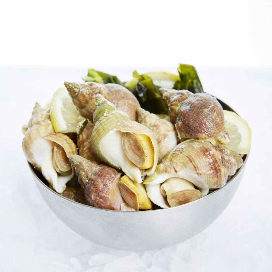 Bulot entier aromatisé cuit IQF
