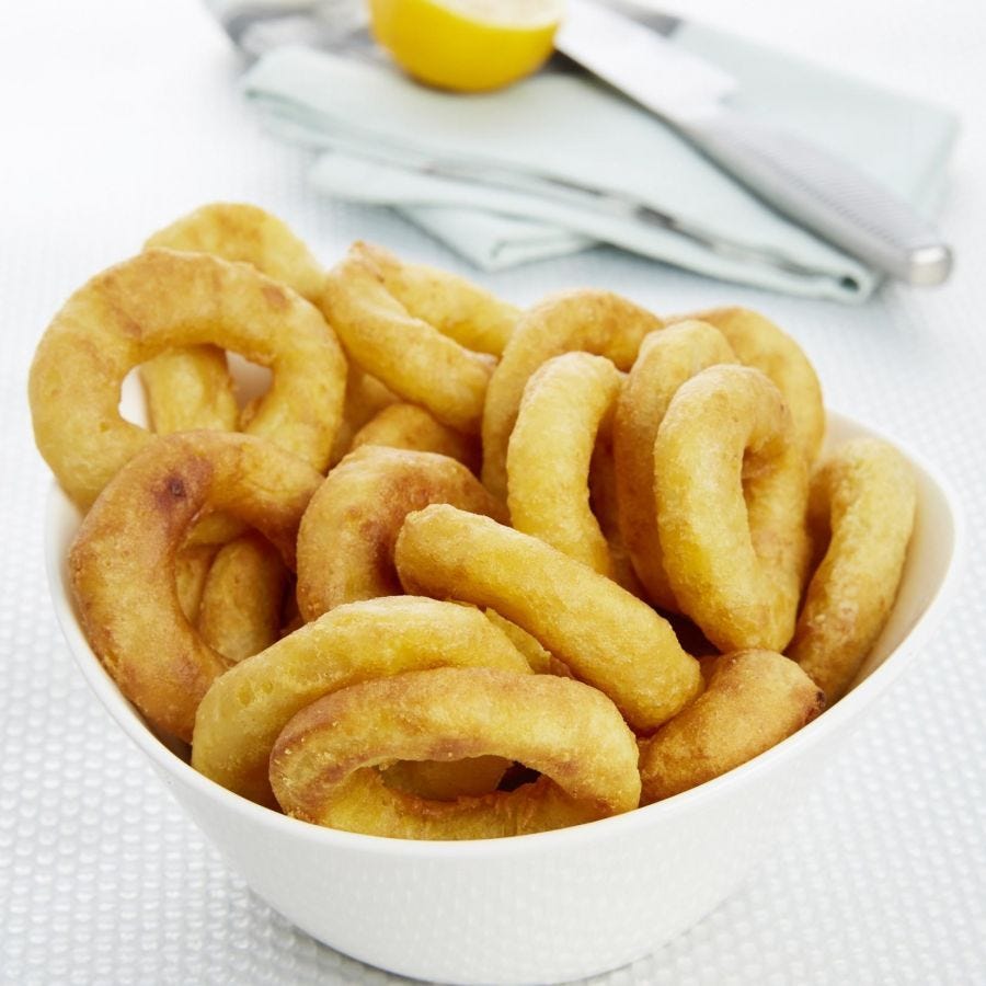 Beignet de calmar gigas à la romaine IQF 
