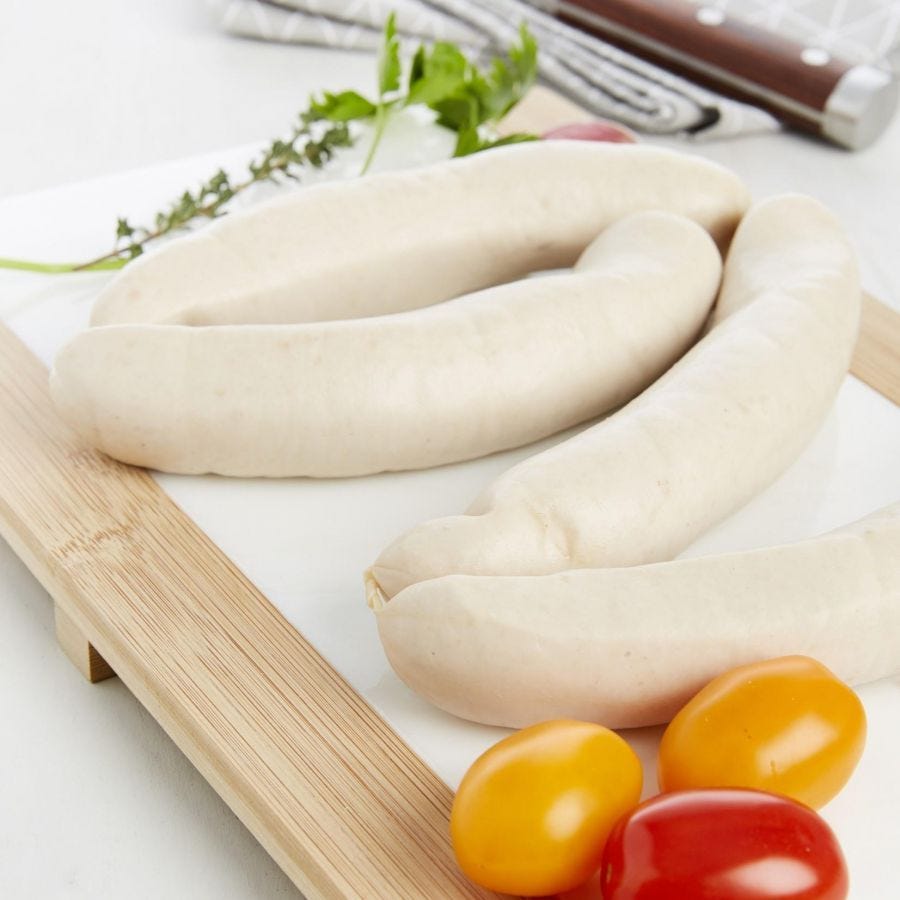 Saucisse blanche cuite à griller