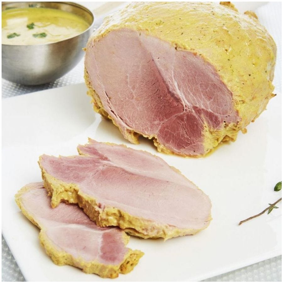 Palette de porc à la diable forme rôti