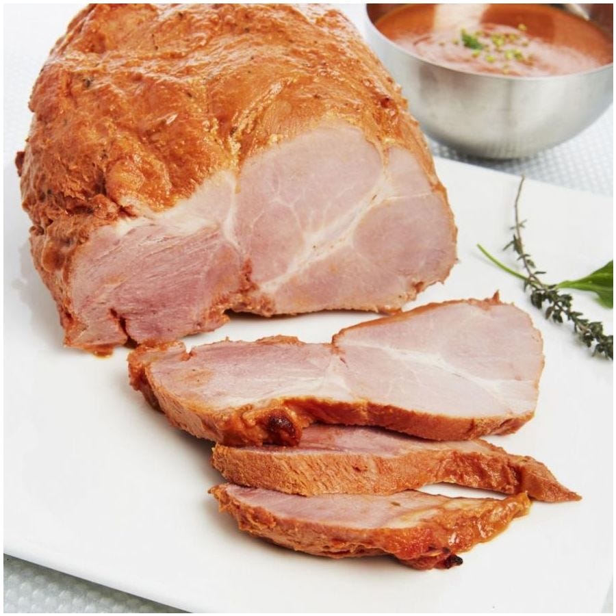 Palette de porc à la provençale forme rôti