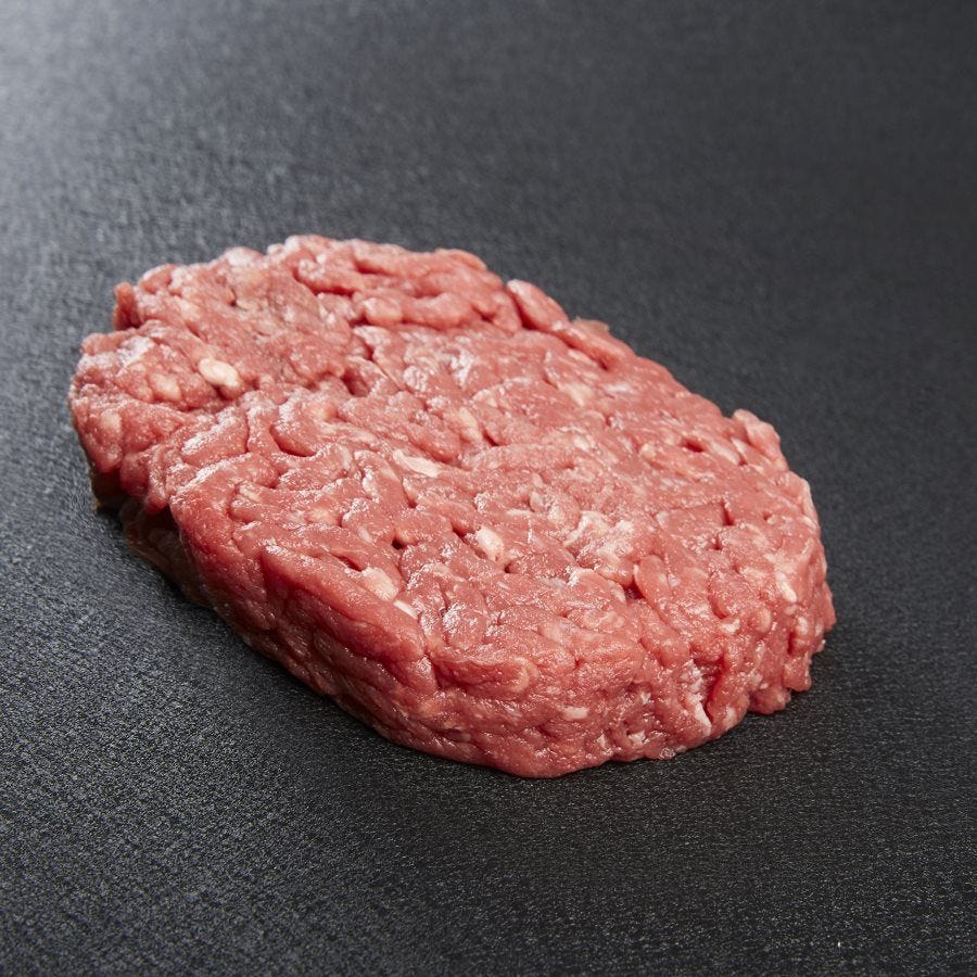 Steak haché bœuf bio façon bouchère ovale 15% MG 100 g