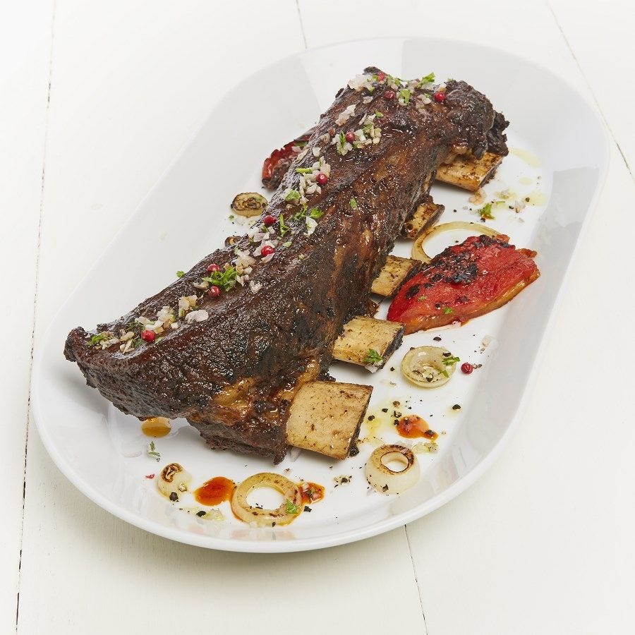 Ribs de bœuf mariné barbecue