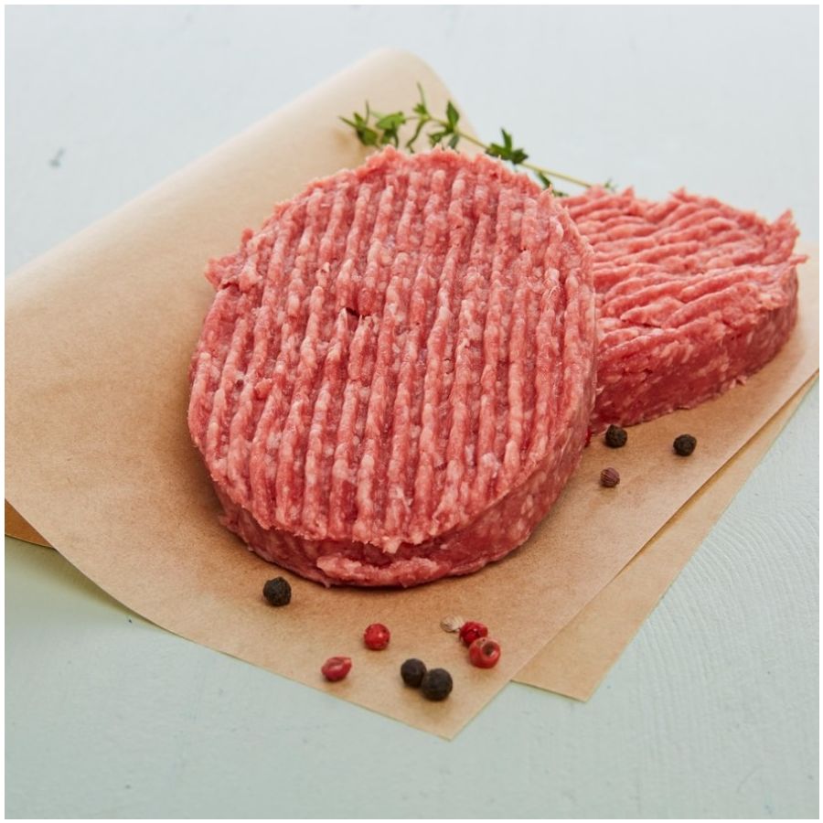 Steak haché de bœuf bio oblong 15% MG 120 g