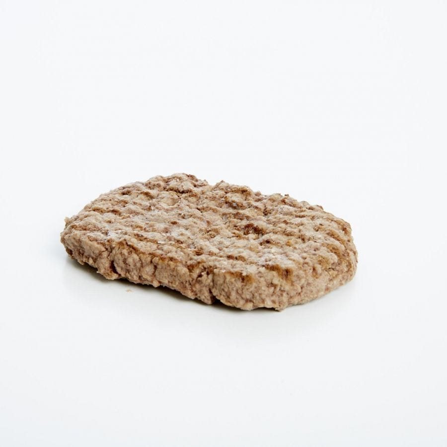 Steak haché de bœuf marqué oblong cuit 15% MG 90 g