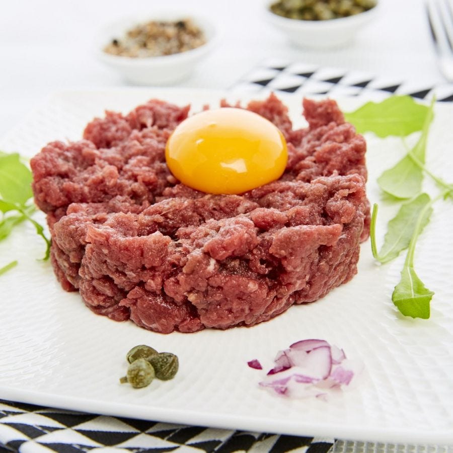 Tartare minut' bœuf 5% MG avec dosette de sauce