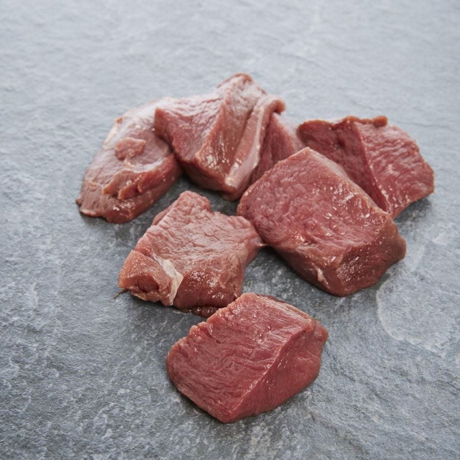 Sauté de chevreuil sans os épaule/collier/poitrine