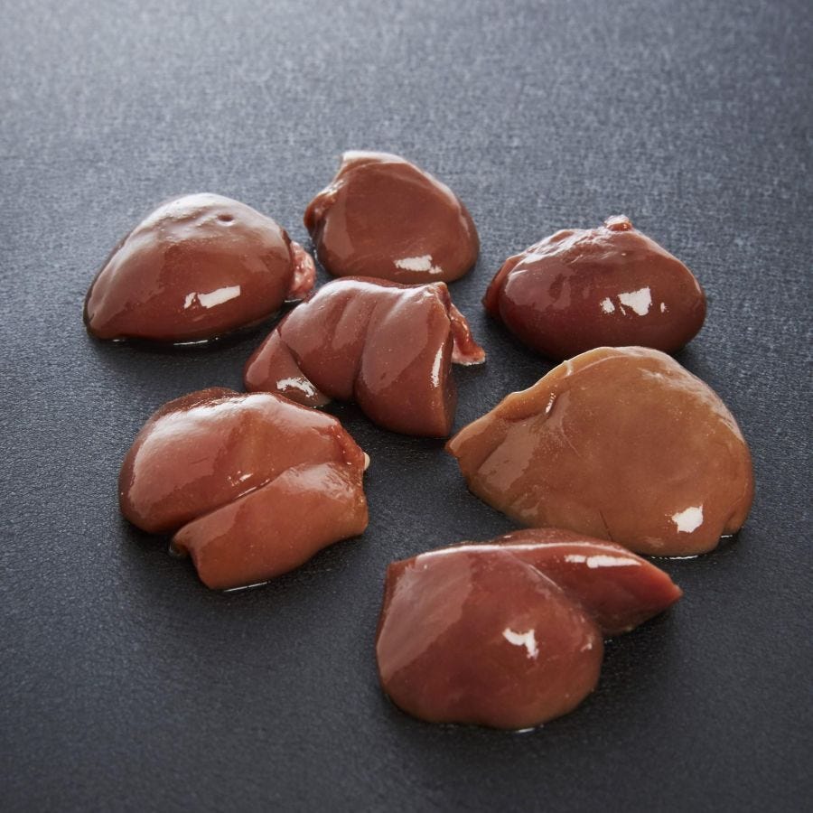 Rognon de bœuf coupé en dés