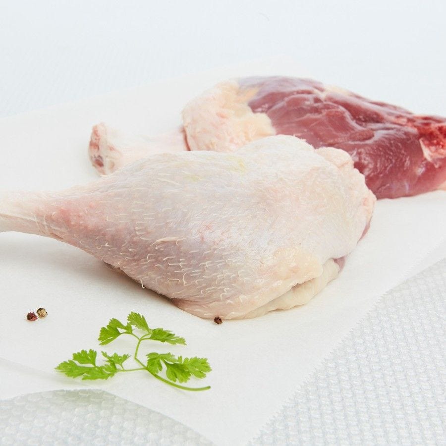 Cuisse de canard de Barbarie avec peau 300-400 g