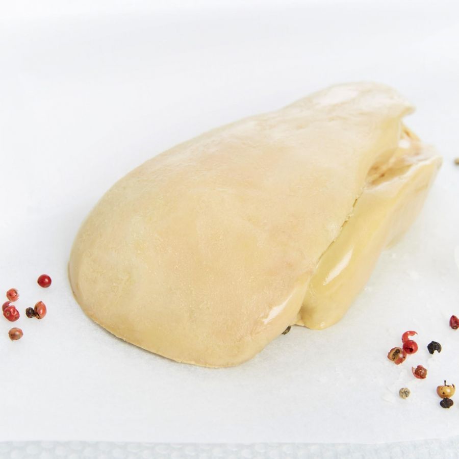 Lobe de foie gras éveiné cru de canard