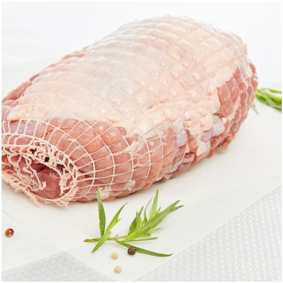 Rôti de dindonneau avec peau