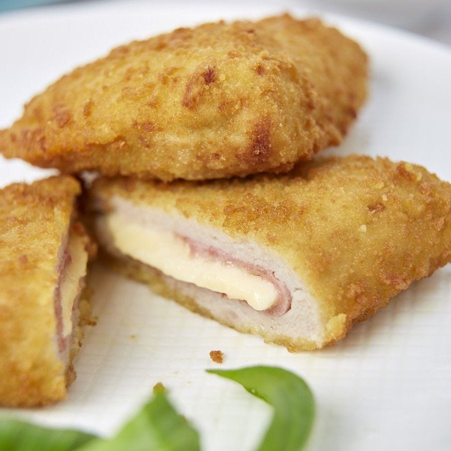 Escalope de cordon bleu de poulet