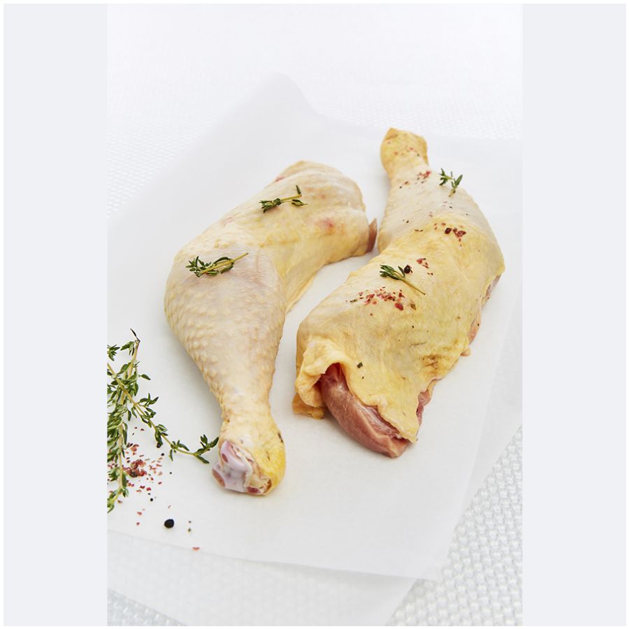 Cuisse de poulet jaune fermier IGP Landes Label Rouge
